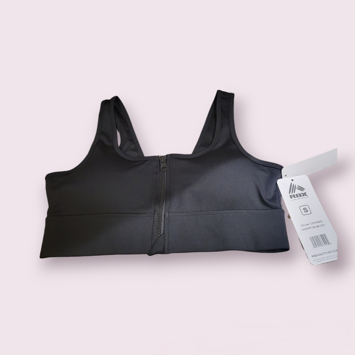 RBX Zip Sports Bra