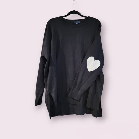 Heart sleeve sweater- New