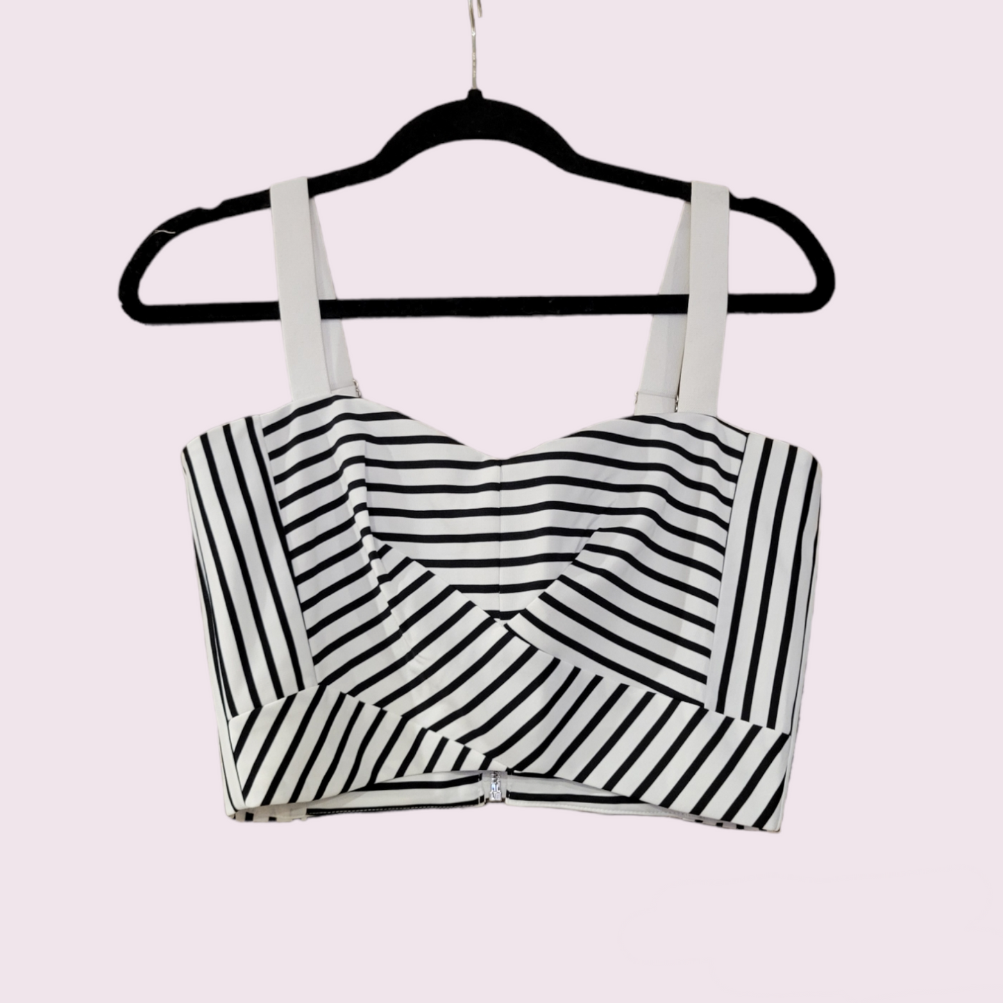 Striped crop top- New