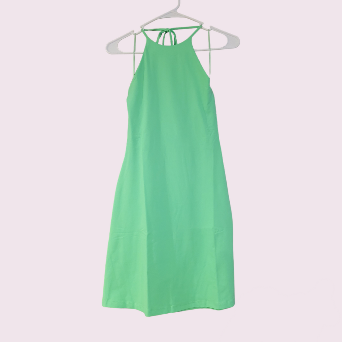 Revolve green halter dress- New