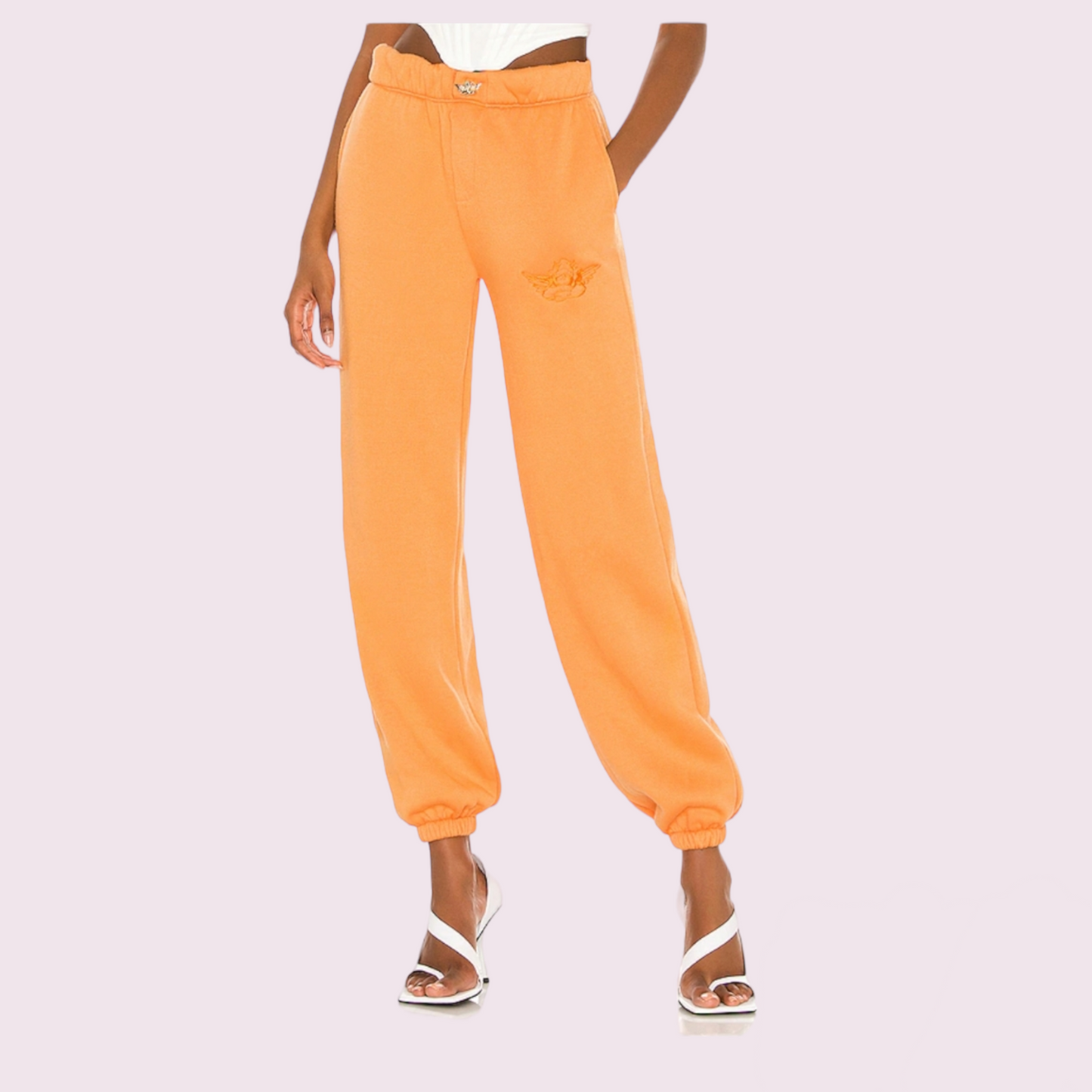 Boys lie sweatpants orange- New