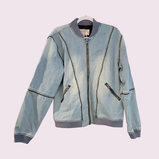 Free people denim jacket- New